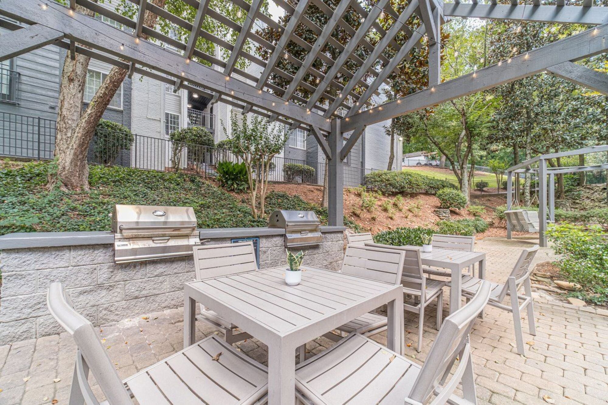Poolside Grilling Station
